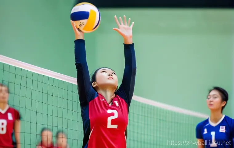 배구 훈련 시 가장 흔한 실수 - **Explosive Volleyball Spike (Kou Qiu)**: A male volleyball player, captured at the peak of his jump... 배구 훈련 시 가장 흔한 실수 - **Explosive Volleyball Spike (Kou Qiu)**: A male volleyball player, captured at the peak of his jump...