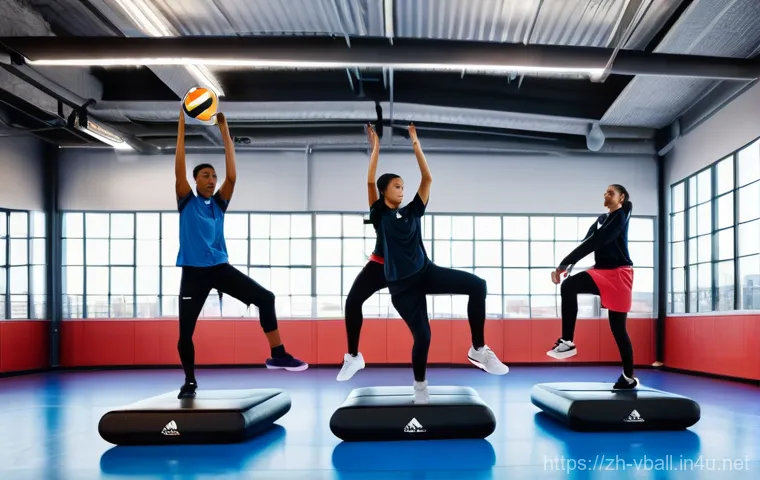 배구 경기 중 신체 균형 유지 - **A male volleyball player demonstrating agile serve reception with a stable, low stance.** He is in... 배구 경기 중 신체 균형 유지 - **A male volleyball player demonstrating agile serve reception with a stable, low stance.** He is in...