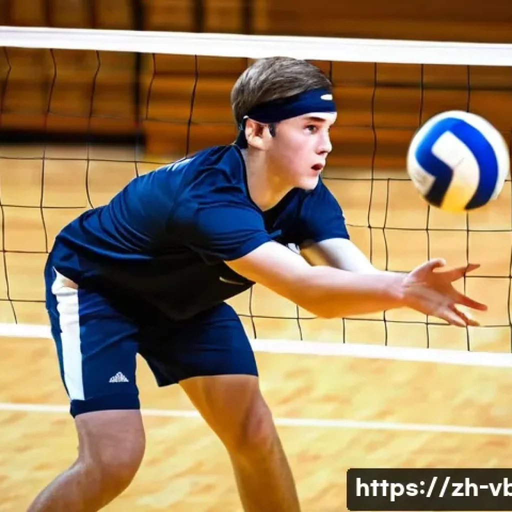 배구 기술 향상 훈련법 - **Prompt 1: Innovative Basic Training - Sensory Focus**
    A dynamic, realistic photograph of a you...