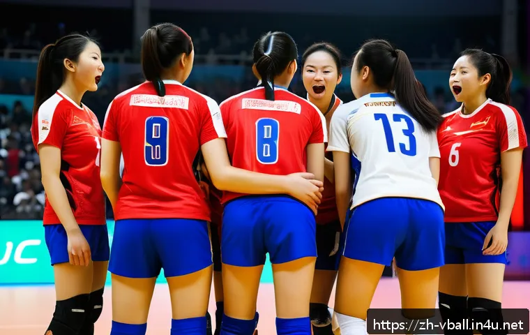 배구 경기와 심리적 준비 관련 이미지 1