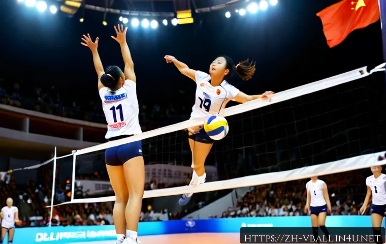 배구 관련 국제 대회 목록 - Photorealistic indoor international volleyball championship match, diverse women athletes in modest ...